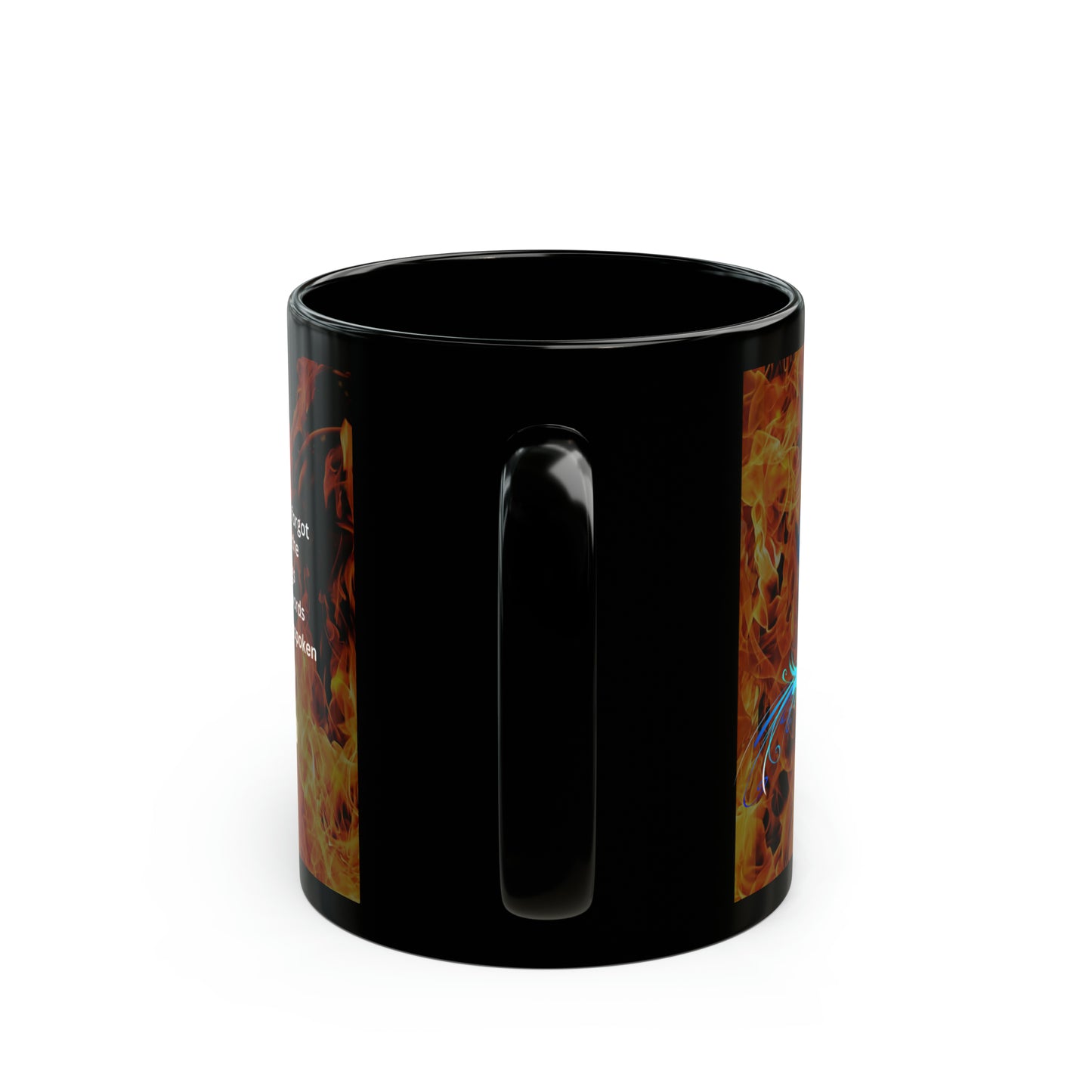 11oz Black Mug- mom I need to say I love you- phoenix