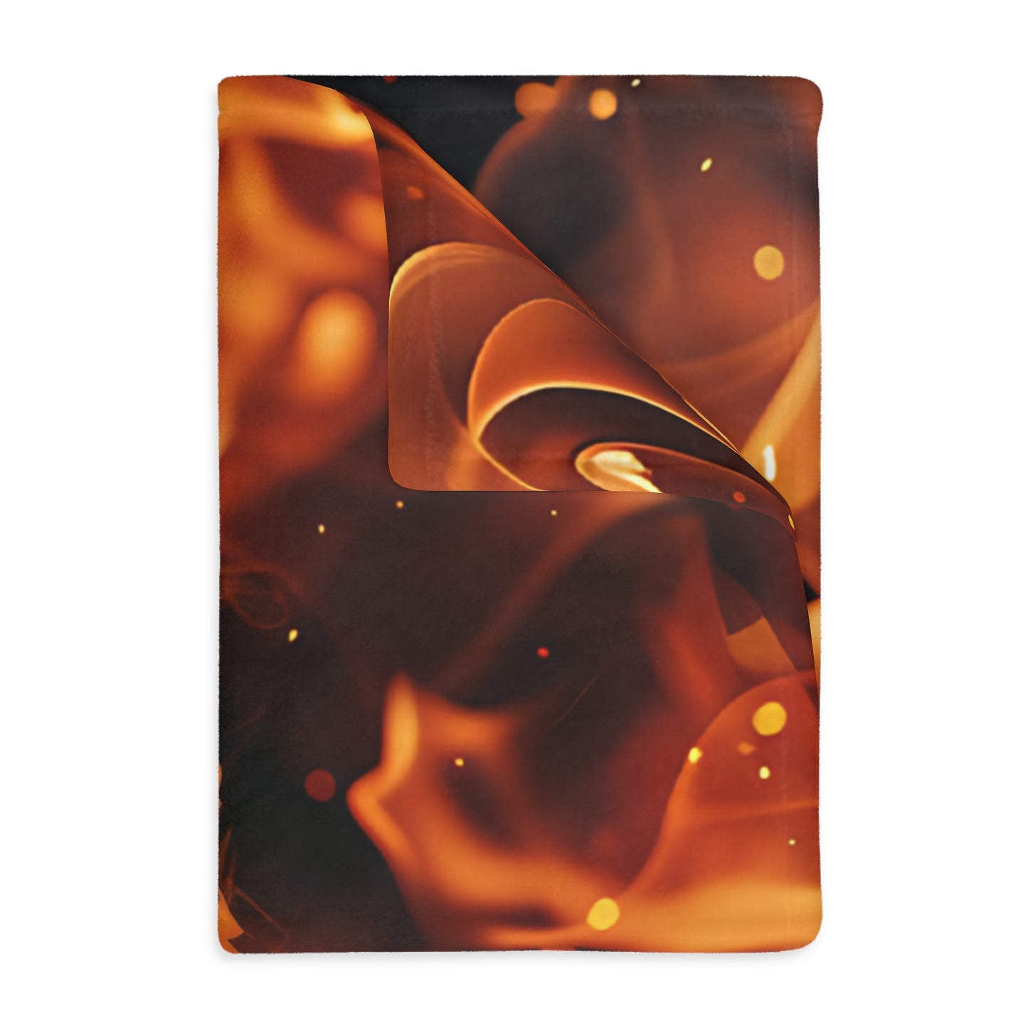 Fleece Blanket - Buck Fever Logo Fire Design