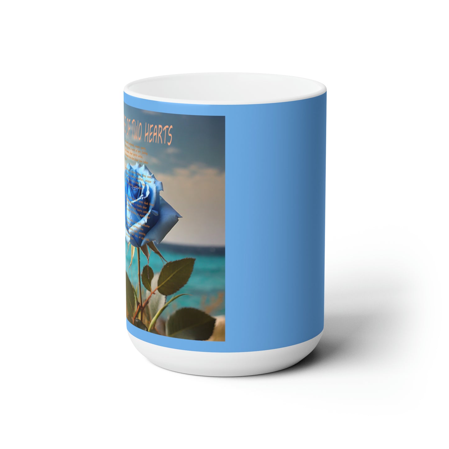 15oz Ceramic Mug-Voyage of Two Hearts