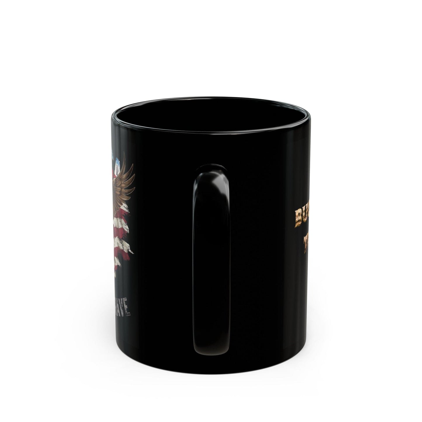 Black Mug - AMERICA - HOME OF THE BRAVE