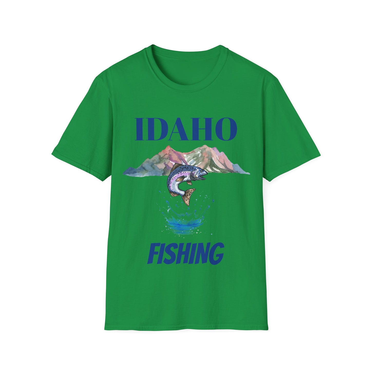 Unisex Softstyle T-Shirt- IDAHO FISHING