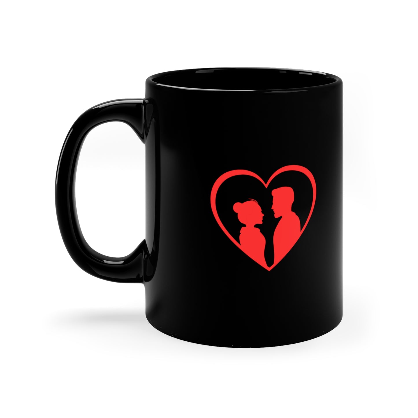 11oz Black Mug- enduring wife