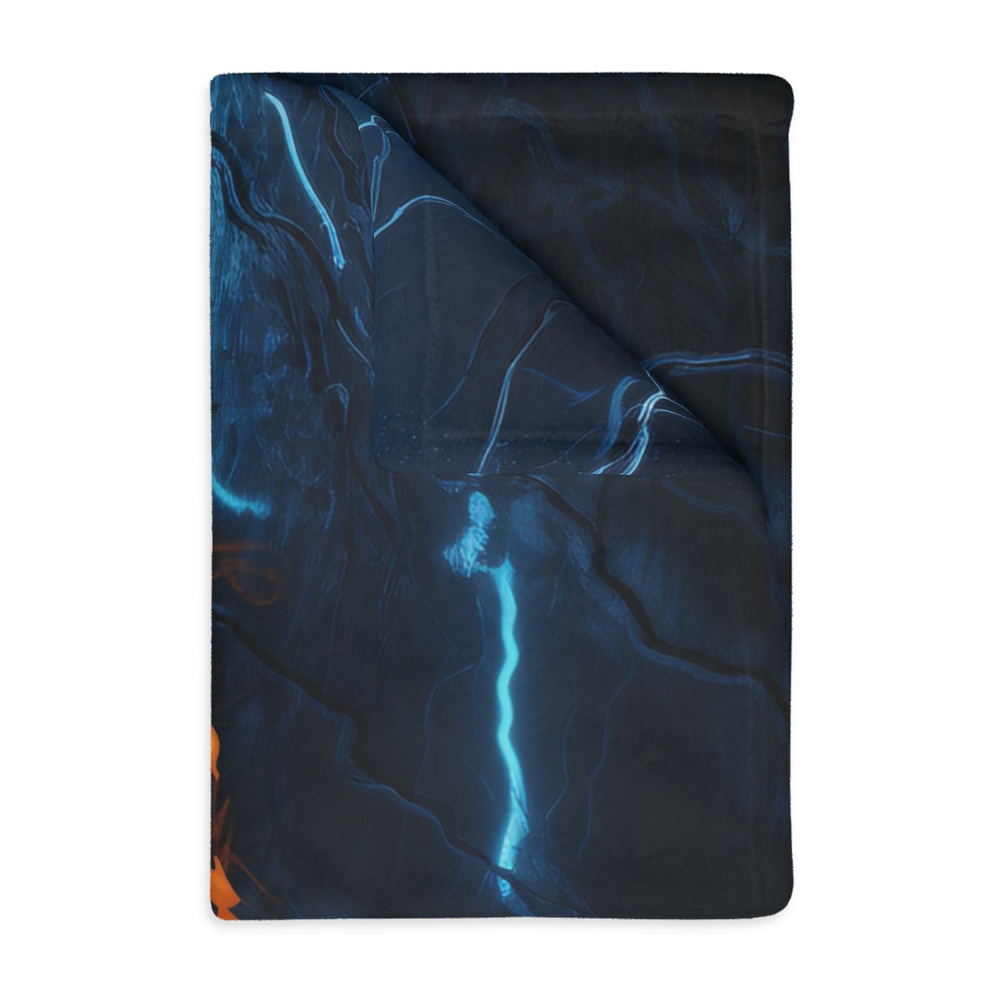 Fleece Blanket - Buck Fever Logo Lightning Design