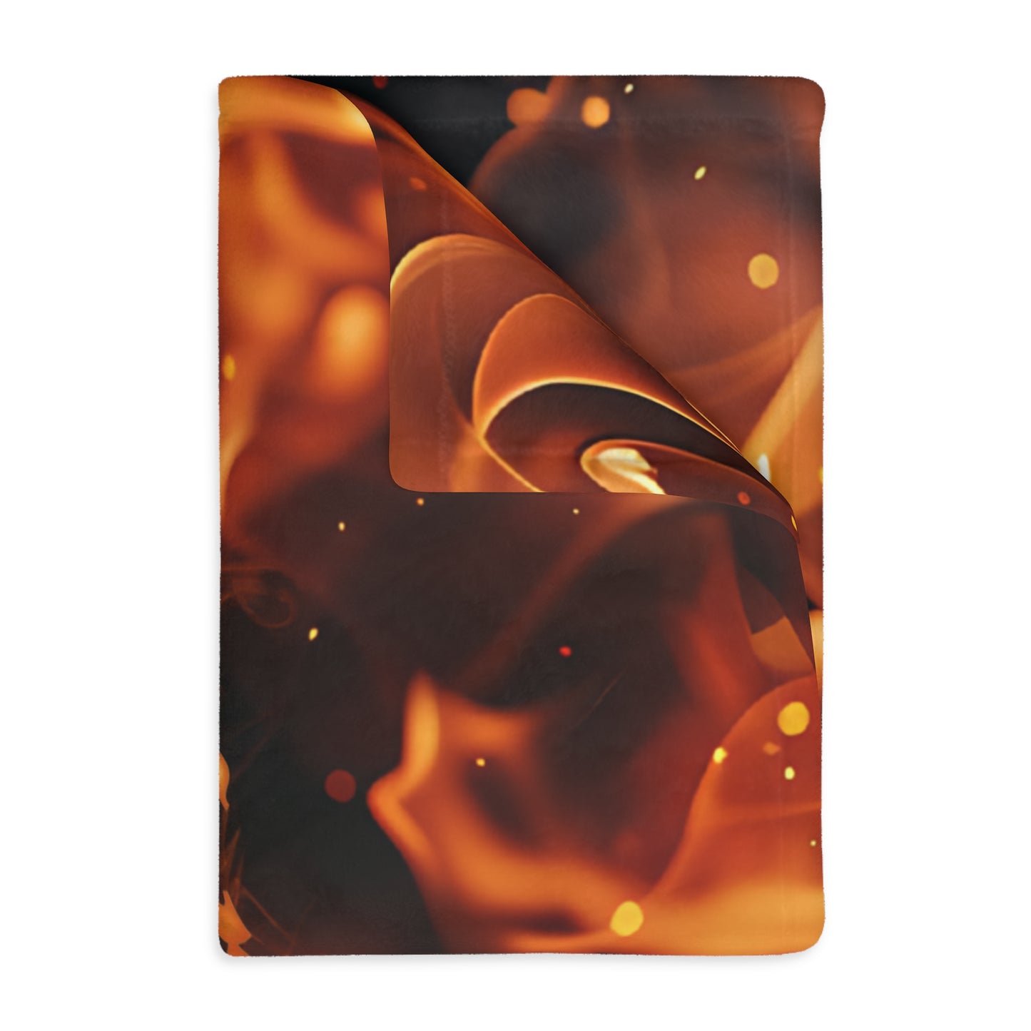 Fleece Blanket - Buck Fever Logo Fire Design