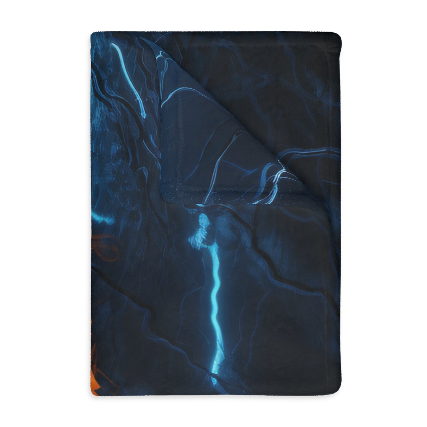 Fleece Blanket - Buck Fever Logo Lightning Design