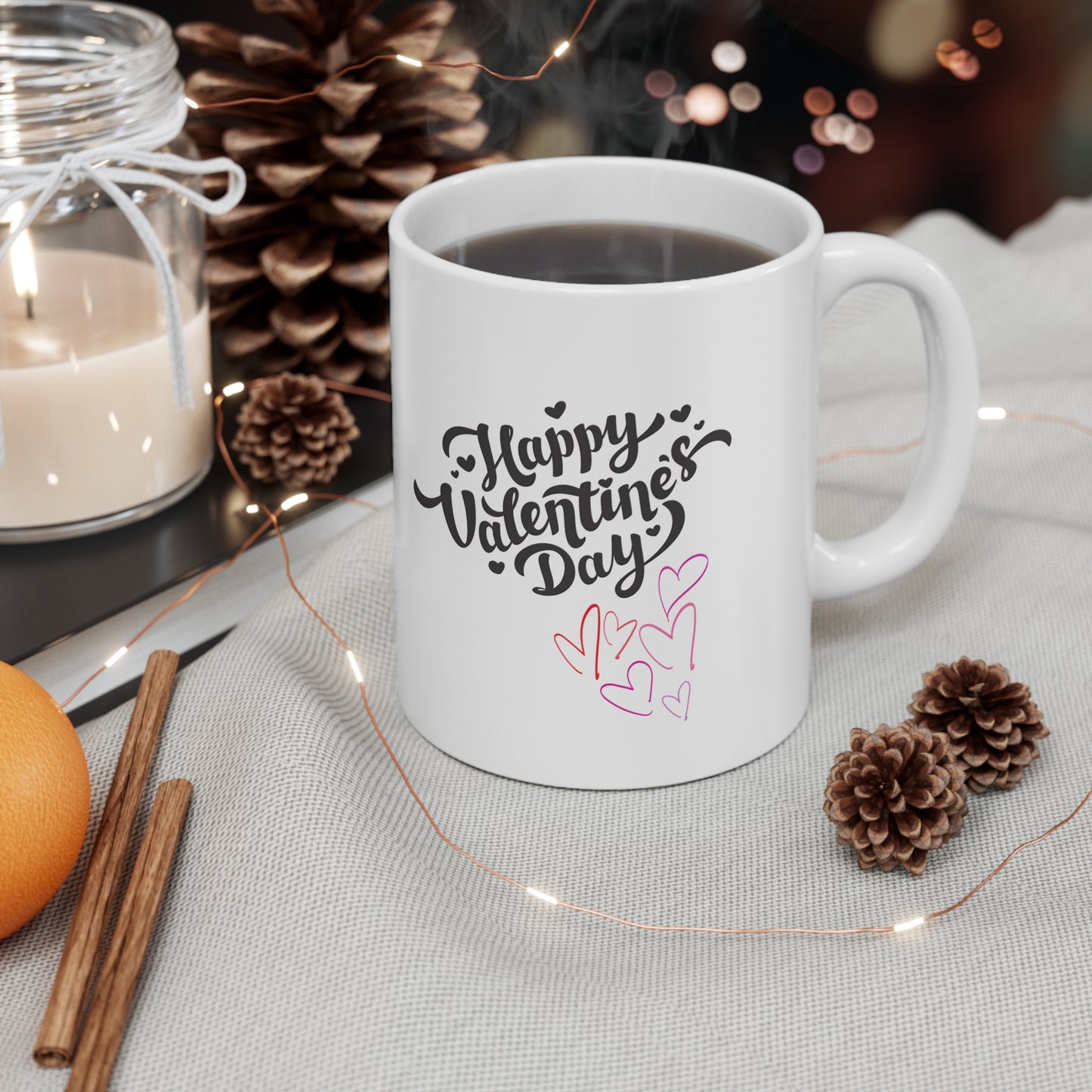 11oz Ceramic Mug-valentine you complete me