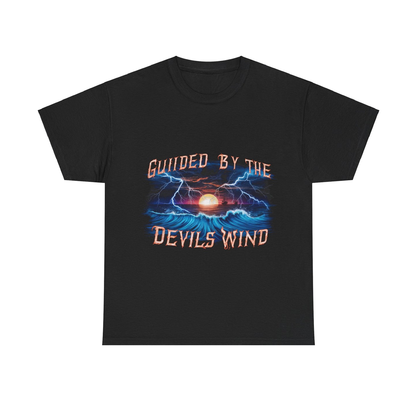 Unisex Heavy Cotton Tee -  GUIDED BY THE DEVILS WIND