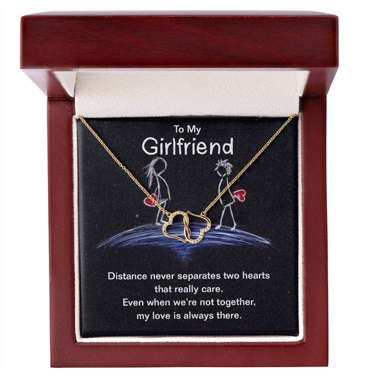 To my girlfriend - distance never separates two hearts Everlasting Lovewith luxury box & MC