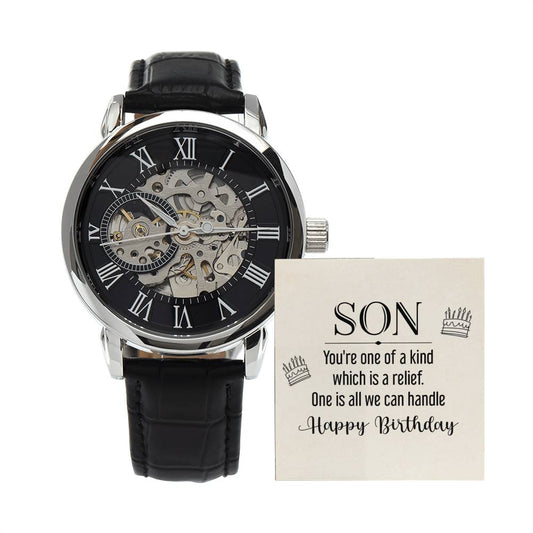 19_20240119_182411_0018 Men's Openwork Watch with Mahogany Box