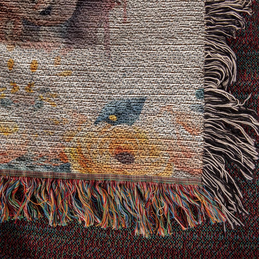 50x60 Heirloom Woven Blanket- Grandma w/ wise elephant