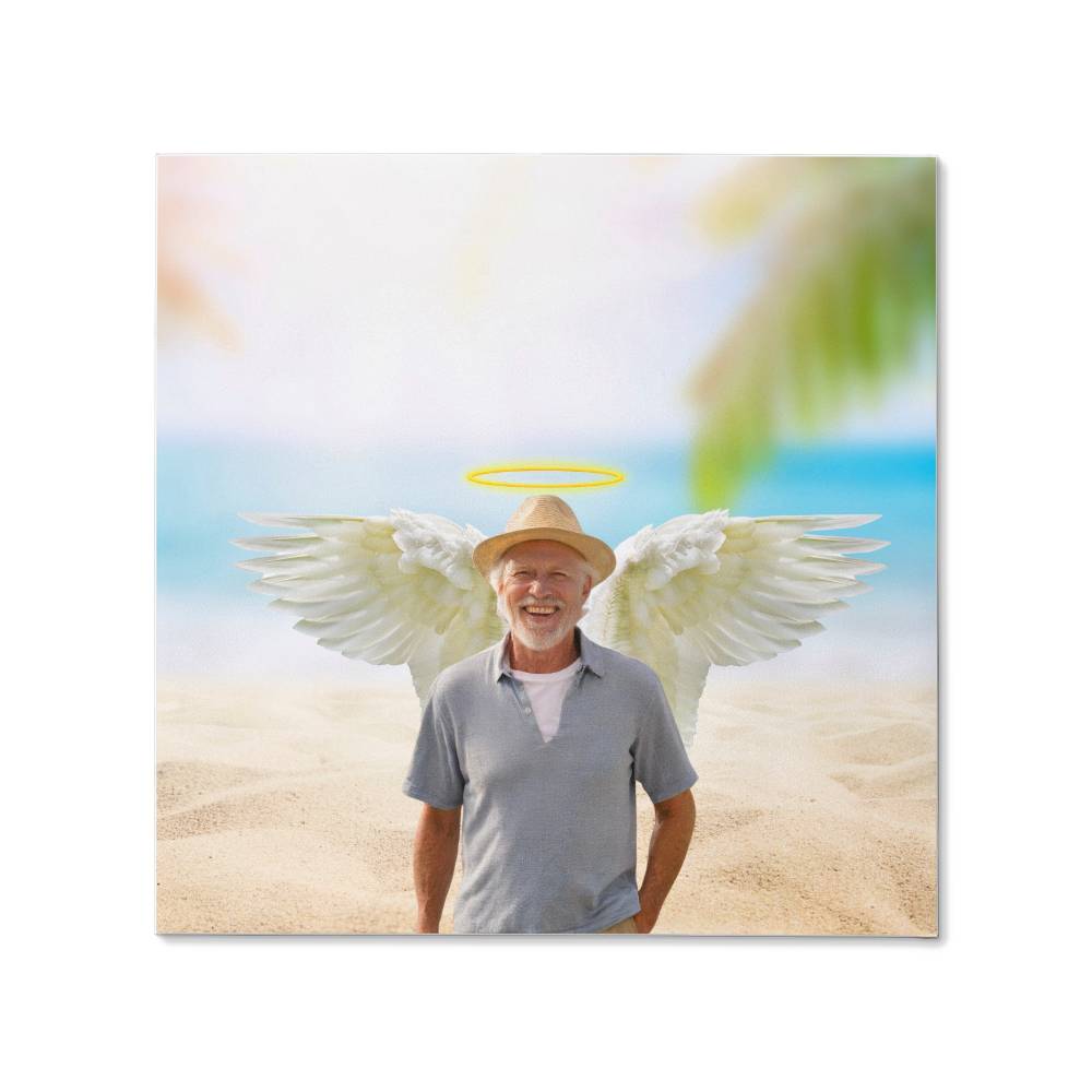 Personalized Memorial Gallery Wrapped Canvas Square