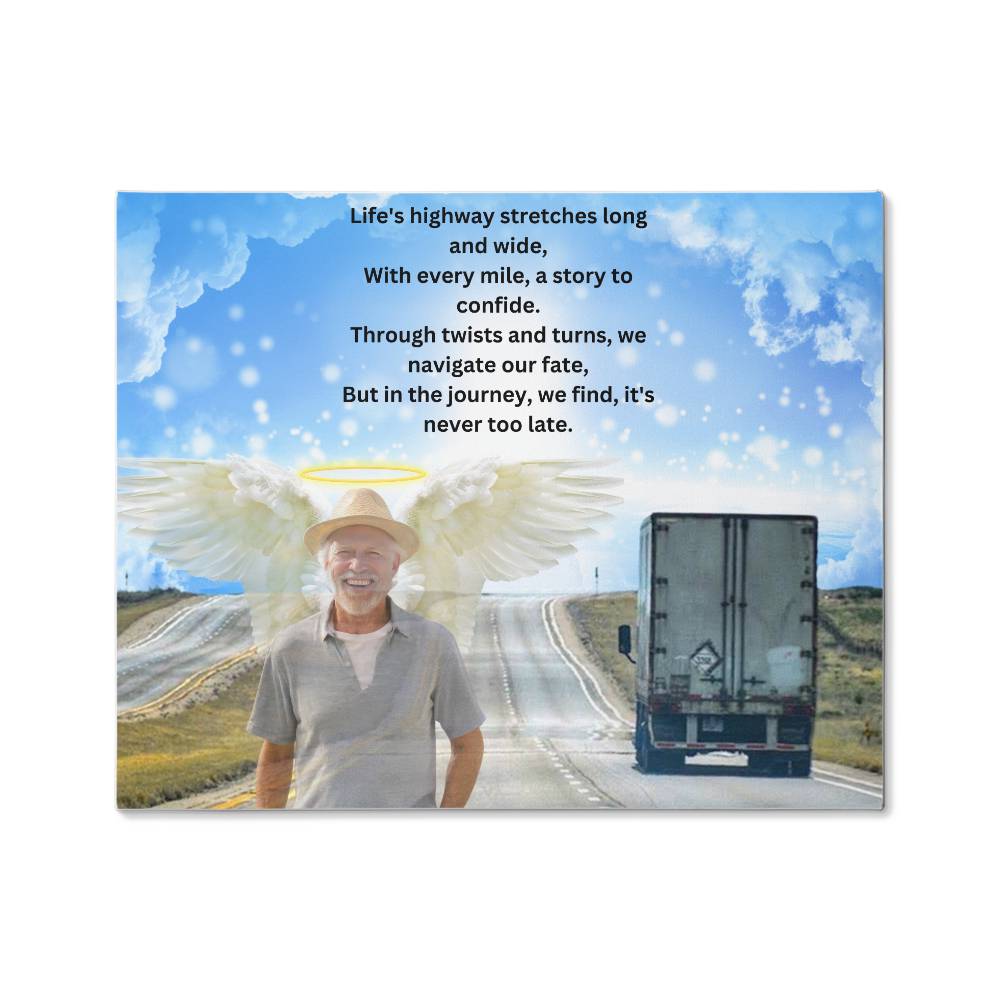 Personalized Memorial Gallery Wrapped Canvas-Horizontal