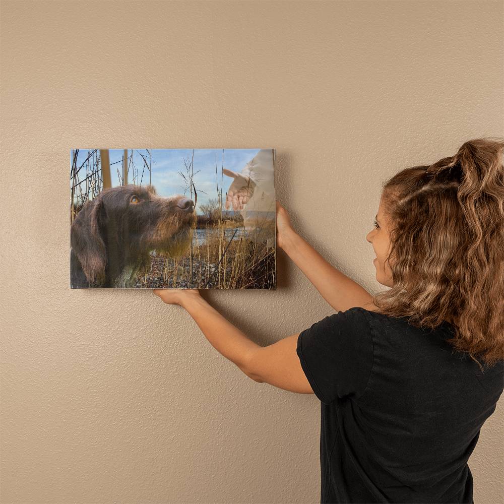 Personalized Memorial Gallery Wrapped Canvas- Horizontal